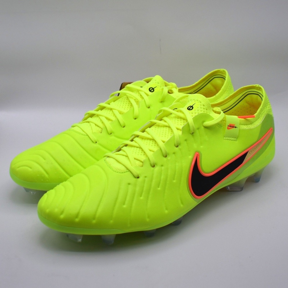 Nike Men's Tiempo Legend 10 Elite FG Soccer Cleats Volt Black Mens 13 DV4328-701